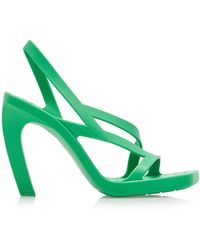 Bottega Veneta Pastel Rubber Jimbo Sandals in Yellow | Lyst