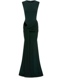 Alex Perry - Cut-out Draped Jersey Gown - Lyst