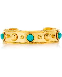 Sylvia Toledano - Stone Massai 22k Gold-plated Turquoise Cuff - Lyst