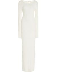 ÉTERNE - Cotton-blend Maxi Dress - Lyst