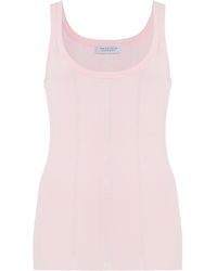 Gabriela Hearst - Lucy Pointelle-Knit Wool Tank Top - Lyst