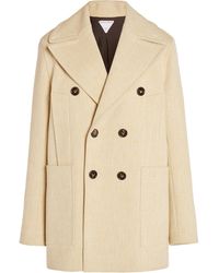 Bottega Veneta - Double-Breasted Cocoon Coat - Lyst