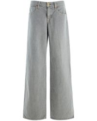 SLVRLAKE Denim - Lexi Rigid Low-Rise Wide-Leg Jeans - Lyst
