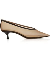 Le Monde Beryl - Babouche Mesh Kitten Heel Pumps - Lyst