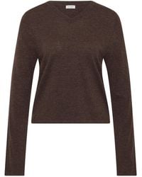 St. Agni - V-Neck Merino-Wool Sweater - Lyst