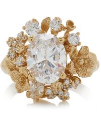 Anabela Chan - Golden Posy Diamond Ring - Lyst
