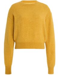 OSSOU - Ada Draped Wool Sweater - Lyst
