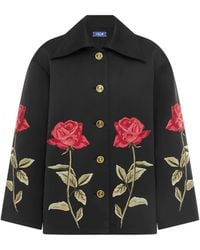 LEO LIN - Leyna Embellished Rose Jacket - Lyst