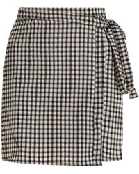 Juillet - Exclusive Gingham Wrap Skirt - Lyst
