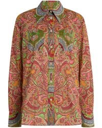 Valentino Garavani - Paisley Cotton Shirt - Lyst