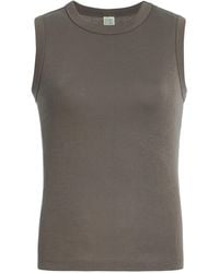 Flore Flore - Esmé Cotton Tank Top - Lyst