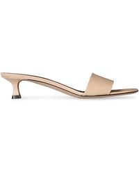 The Row - Combo Slide Two Leather Sandals - Lyst