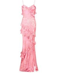 LoveShackFancy - Dean Ruffled Chiffon Dress - Lyst