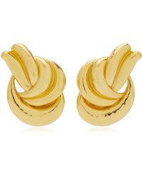 VALÉRE - Samara 22K-Plated Brass Earrings - Lyst