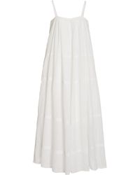 Posse Exclusive Odette Cotton Midi Dress - White