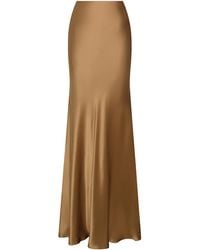 ANDRES OTALORA - Sublimes Silk-Charmeuse Maxi Skirt - Lyst