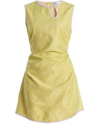 Christopher Esber - Exclusive Light Leak Jacquard Loophole Mini Dress - Lyst