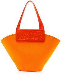 Christian Louboutin - Loubishore Leather Tote Bag - Lyst