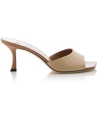 Jimmy Choo - Exclusive New Raffia Mules - Lyst