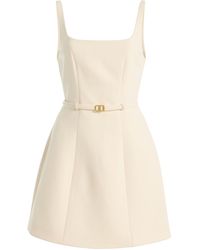 Alexis - Shonda Belted Cady Mini Dress - Lyst