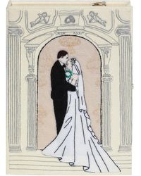 Olympia Le-Tan Ceremony Book Clutch - White