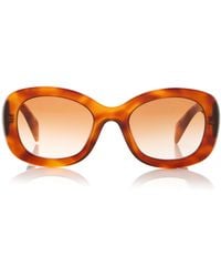 Prada - Round-frame Acetate Sunglasses - Lyst