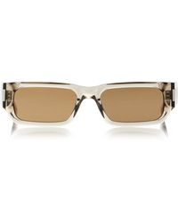 Saint Laurent - Rectangular-frame Acetate Sunglasses - Lyst