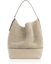 TOTEME - Belted Woven-Leather Tote Bag - Lyst