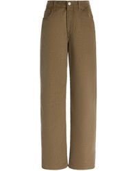 Rohe - Relaxed Cotton-Corduroy Trousers - Lyst