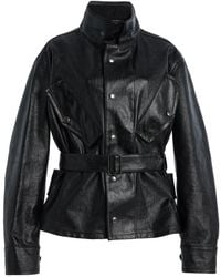 Maison Margiela - Belted Coated-Cotton Jacket - Lyst