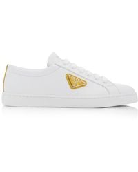 Prada - Leather Low-top Sneakers - Lyst