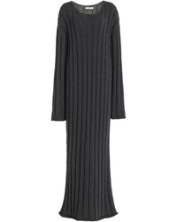 The Row - Ribbed-knit Wool Maxi Dress - Lyst
