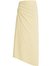 Significant Other - Exclusive Shelby Ruched Jersey Asymmetric Maxi Skirt - Lyst