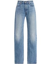 RÙADH - The Agnes Rigid Mid-Rise Straight-Leg Jeans - Lyst