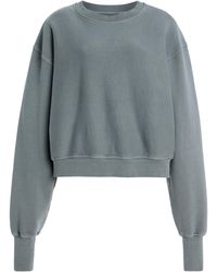 Les Tien - Ryder Cropped Cotton Sweatshirt - Lyst