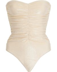 JADE Swim - Yara Ruched One-piece Swimsuit - Lyst