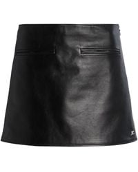 Courreges - Heritage Leather Mini Skirt - Lyst