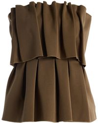 House of Dagmar - Ruffled Strapless Top - Lyst