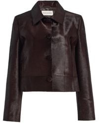 Nour Hammour - Hadley Pony Hair Jacket - Lyst
