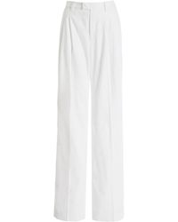FAVORITE DAUGHTER - Exclusive Low Favorite Pleated Linen Wide-leg Pants - Lyst