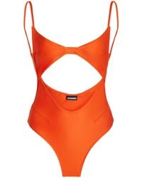 Jacquemus Synthetic Aranja One Piece Swimsuit With Cut Out Details in ...