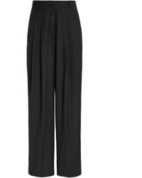 Frankie Shop - Gelso Pleated Woven Wide-leg Trousers - Lyst