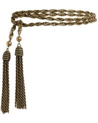 Etro - Metal Chain Belt With Tassels - Lyst