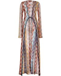Missoni - Knit Maxi Cover-Up Dress - Lyst