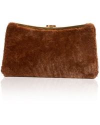 Jonathan Simkhai - Solange Shearling Clutch - Lyst
