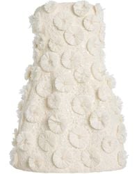 Jonathan Simkhai - Holland Floral Raffia Bustier Mini Dress - Lyst