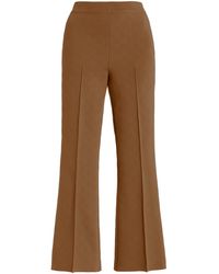 High Sport - Exclusive Kick Stretch-cotton Knit Cropped Flared Pants - Lyst