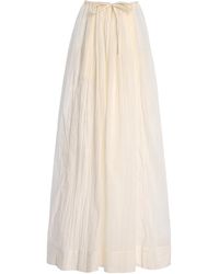 The Row - Hypnosta Cotton-Voile Wide-Leg Pants - Lyst