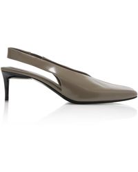 St. Agni - Leather Slingback Pumps - Lyst