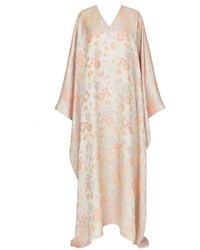 ‎Dima Ayad - Floral-Print Maxi Kaftan - Lyst